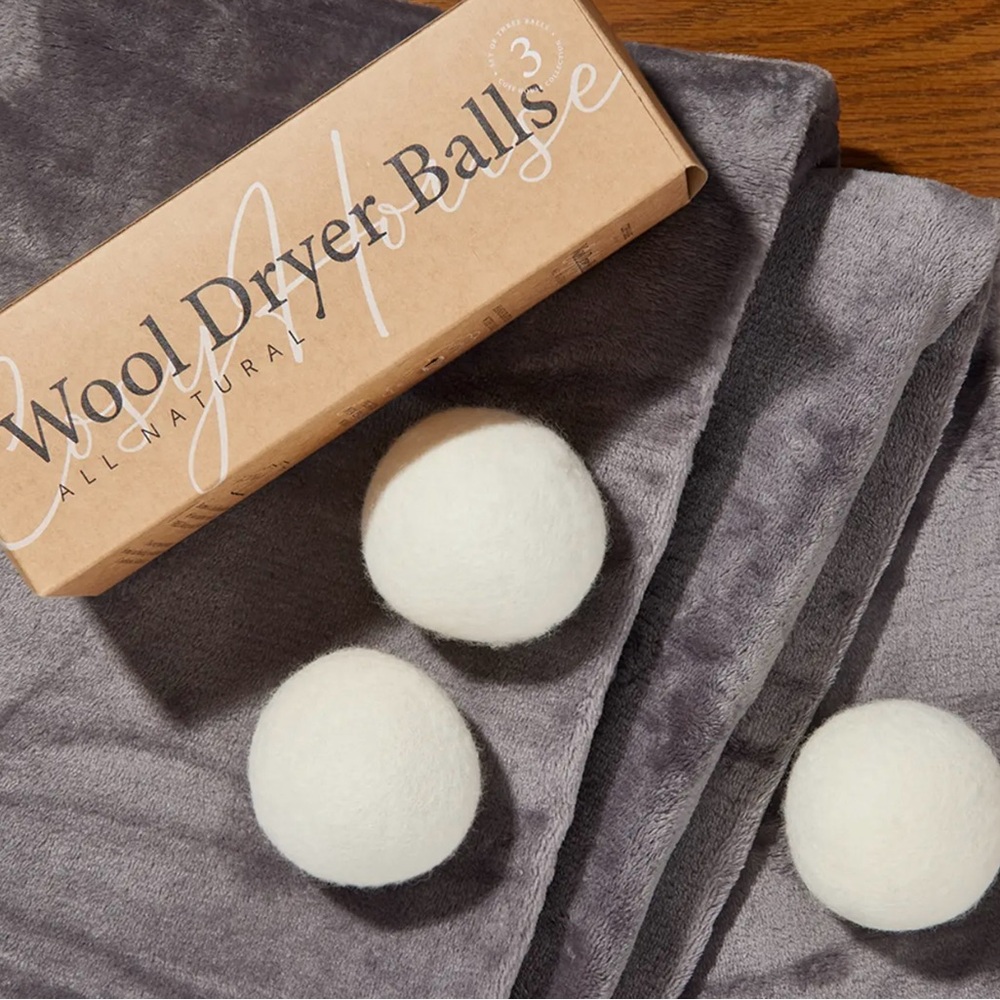 All Natural Wool Dryer Balls - White